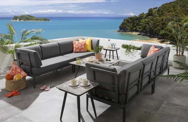 Metro Milan Outdoor Aluminium Sofa Set